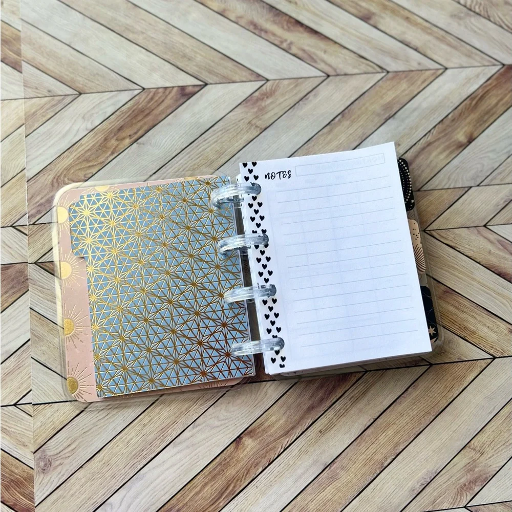 Happy planner micro notes 12 months undated Moon phase love the sky you’re under